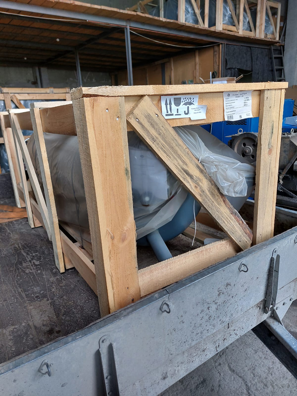 Отгрузка ресивера Remeza РВ 500.11.00 в г. Новосибирск